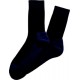 Chausette Dunova, Gr45-47,noir/bleu,FORTIS
