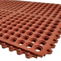 Caillboti caoutchouc rouge NBR/SBR, 900x900x14 mm
