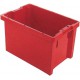 Bac plastique 65 l 600x400x350 mm bleu