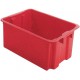 Bac plastique 60 l 650x450x280 mm jaune