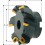 Fraise à surfacer à 45° arrosage interne, Ø d : 40 mm, Nombre de dents 3, Ø du perçage de positionnement 16 mm, Dimensions Ø d1 : 53 mm