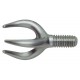 Griffe 3 dents 40 mm 1/2" fil E+R