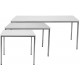 Table 1600x800 mm gris clair/gris clair