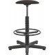 Tabouret Goliat + Ring K.-leder noir