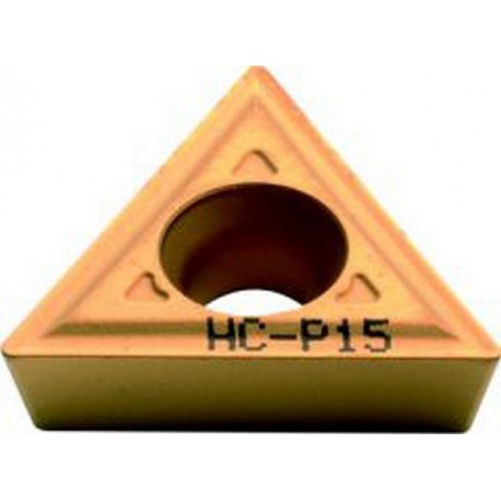 Plaquette amovible de fraisage ISO, Désignation : TCMT 16T308 WM MTM10, Rayon d'angle : 0,8 (Par 10)