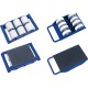 Rouleur de transport 2 tonnes kFW02 avec 8 rouleaux Nylon