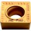 Plaquette amovible de fraisage ISO, Désignation : SCMT 120404 WM PTT35, Rayon d'angle : 0,4 (Par 10)