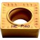 Plaquette amovible de fraisage ISO, Désignation : SCMT 120408 WM PTT20, Rayon d'angle : 0,8 (Par 10)