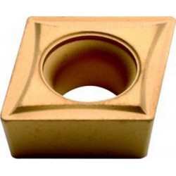Plaquette amovible de tournage ISO, Désignation : CCMT 060208 WM MTM10, Rayon d'angle : 0,4 (Par 10)