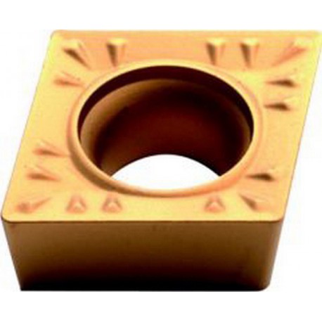Plaquette amovible de tournage ISO, Désignation : CCMT 09T304 WM PTT20, Rayon d'angle : 0,4 (Par 10)