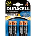 Pile Duracell Ultra Power AA K4 avec Powercheck