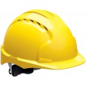 Casque de chantier EVO3 réglage a vis EN 397, jaune