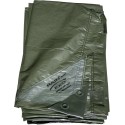 Bache vert , 90g/m2, 3x4m