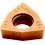 Plaque de coupe et de fraisage réversible ISO pour foret plein, Désignation : WCMT 050308 WM PTT35, Rayon d'angle : 0,8