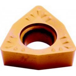 Plaque de coupe et de fraisage réversible ISO pour foret plein, Désignation : WCMT 080412 WM PTT35, Rayon d'angle : 1,2