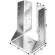 Sabot de charpente interieur BSI80/120 SST (Par 50)