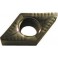 Plaquette amovible de tournage ISO, Désignation : DCGT 070202 AL N 5010, Rayon d'angle : 0,2 (Par 10)