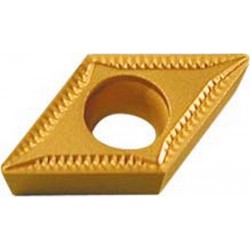 Plaquette amovible de tournage ISO, Désignation : DCMT 070204 F PMK 5025, Rayon d'angle : 0,4 (Par 10)