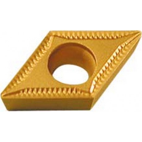 Plaquette amovible de tournage ISO, Désignation : DCMT 070204 F PMK 5025, Rayon d'angle : 0,4 (Par 10)