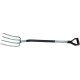 Fourche large a becher ergonomique avec tete/manche en Acier - Fiskars 133400