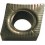 Plaquette amovible de tournage ISO positive 7°, Désignation : CCGT 060204 AL N 5020, Rayon d'angle : 0,4 (Par 10)