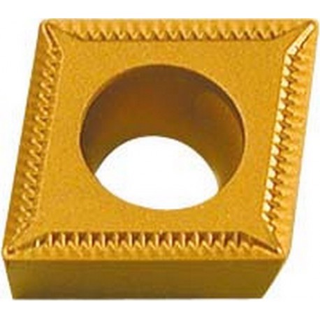 Plaquette amovible de tournage ISO positive 7°, Désignation : CCMT 060204 F PMK 5025, Rayon d'angle : 0,4 (Par 10)