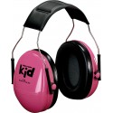 Casque antibruit PELTOR Kid, vert, référence H510AK-442-R