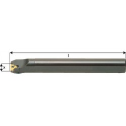 Barre d'alésage à filetage ISO pour l'usinage intérieur, Désignation&nbsp;: SIL 0016 P 16, Ø de queue 20 mm, Ø queue décalée 16 mm, Dimensions l : 170 mm