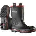 Botte de sécurité Dunlop Rocker, doublé, noir, Taille 48