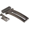 Cliquet pour porte en bois, acier inoxydable