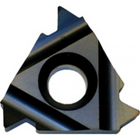 Plaquette à fileter ISO, filetage intérieur, 60° métrique, profil plein, Désignation, 16 IL 100 ISO 5025, Pas 1,00 mm