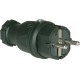 Connecteur 2p+IP44 caoutchouc 16A/230V