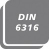 Bride de serrage DIN6316 6,6x60mm AMF 1 PCS
