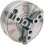 Mandrin à crémaillère à trois mors DURO-T avec cône court DIN 55029, goujon à téton pour Camlock, Taille : 315 mm, Cône court 6