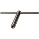 Accessoire pour mandrin de tour à 3 mors DURO, clé standard, Taille : 315 mm, Quatre pans 17 mm