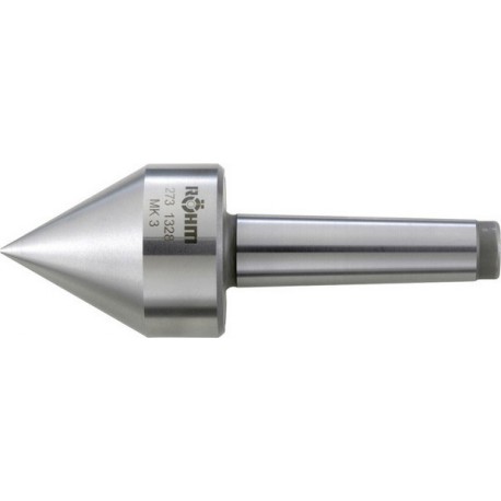 Cône de centrage rotatif, pointu, 60°, Taille : 274, MK 4, A 100,0 mm, B : 64 mm, G : 31,267 mm
