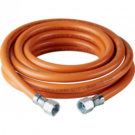 Tuyau gaz 6,3x3,5mm G3/8 LH x G3/8 LH-