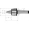 Pointe tournante à pointe allongée n° 604 HVL, Taille : 110, MK 5, A 143,5 mm, B : 88,5 mm, D : 40 mm, G : 44,399 mm, K : 65 mm, J : 16 mm