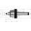 Pointe tournante avec écrou d'extraction et pastille de carbure, Taille : 110, MK 5, A 129,0 mm, B : 90 mm, C : 18 mm, D : 40 mm, G : 44,399 mm