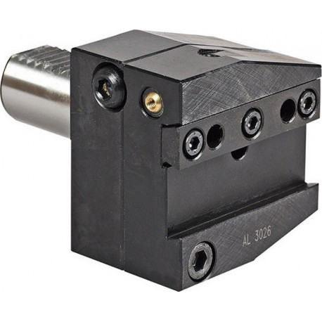 Porte-outils VDI forme AL à gauche pour outils de décolletage, VDI : 40, h1 32 mm, b1 85 mm, b2 : 42,5 mm, h5 : 43 mm, h6 : 41,5 mm, l1 : 44 mm
