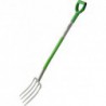 Fourche Ergoline manche acier + vert