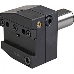 Porte-outils VDI forme AR à droite pour outils de décolletage, VDI : 40, h1 26 mm, b1 85 mm, b2 : 42,5 mm, h5 : 43 mm, h6 : 41,5 mm, l1 : 44 mm