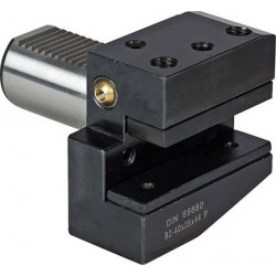 Porte-outils VDI radial B2 à gauche, VDI : 40, h1 25/20 mm, b1 85 mm, b2 : 42,5 mm, b3 : 12,5 mm, h5 : 32,5 mm, h6 : 48 mm, l1 : 22 mm, l2 : 44 mm