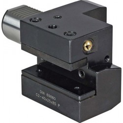 Porte-outils VDI axial C2 à gauche, DIN 69880 à gauche, VDI : 50, h1 32/25 mm, b1 100 mm, b2 : 50,0 mm, b3 : 30,5 mm, h5 : 35,0 mm, h6 : 60 mm