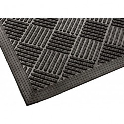 Tapis d'entrée en caoutchouc 9mm Turtle 1500x900mm noir