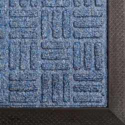 Tapis d'entrée en caoutchouc 8mm Turtle 1500x900mm bleu