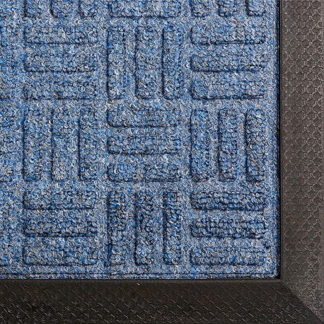 Tapis d'entrée en caoutchouc 8mm Turtle 1500x900mm bleu