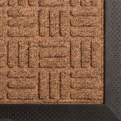 Tapis d'entrée en caoutchouc 8mm Turtle 1500x900mm marron