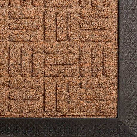 Tapis d'entrée en caoutchouc 8mm Turtle 1500x900mm marron