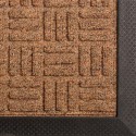 Tapis d'entrée en caoutchouc 8mm Turtle 1500x900mm marron